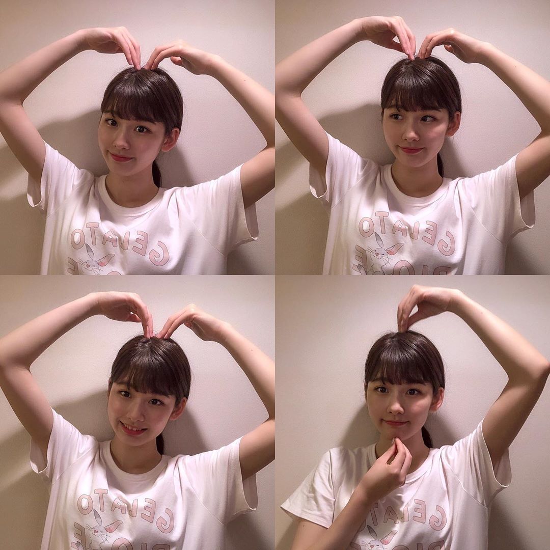浅井七海 ハート みなさんはこのポーズ 何に見えますか 私のママがこのポーズはずっと 猿のポーズだと思ってたらしく なんで Moe Zine