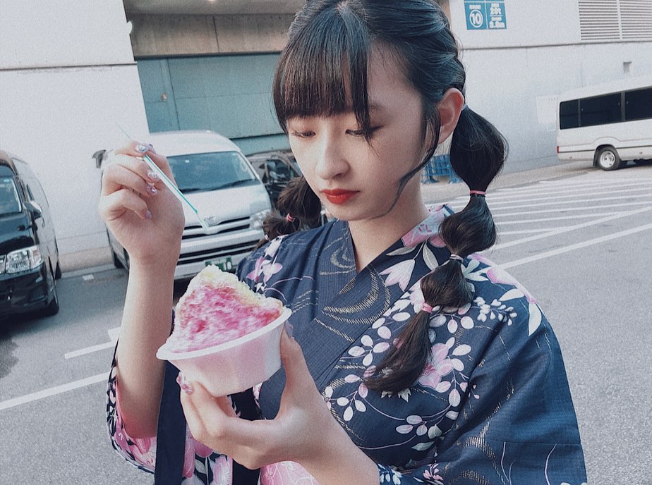 松本日向 カキ氷すき 玉ねぎヘアー 納豆ヘア カキ氷 Moe Zine