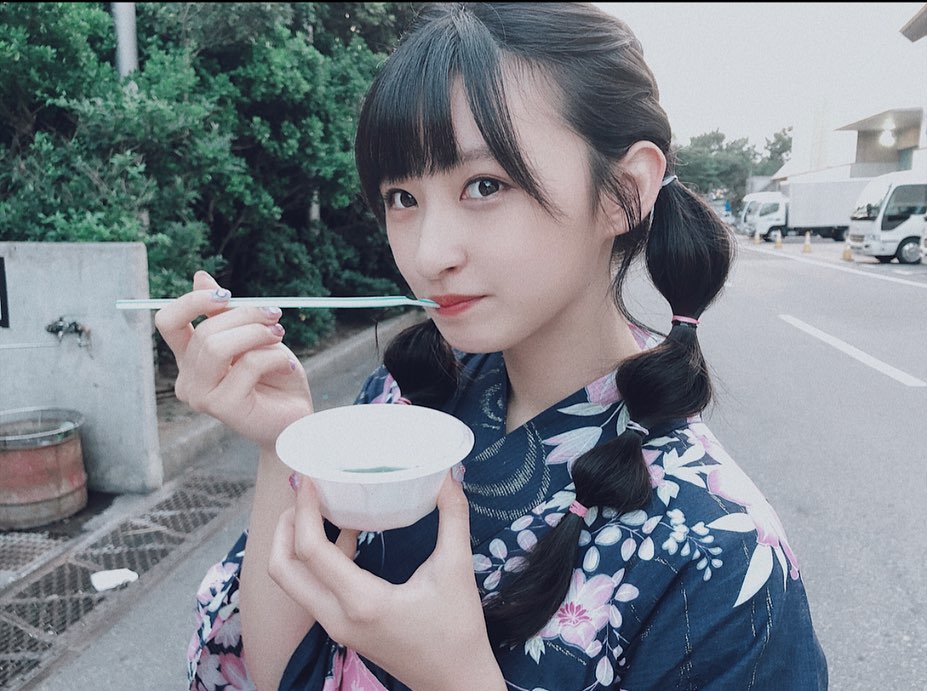 松本日向 カキ氷すき 玉ねぎヘアー 納豆ヘア カキ氷 Moe Zine