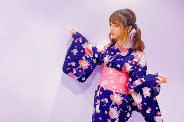 #20190809
# #浴衣
#浴衣女子
#浴衣祭り
#紺色 #赤紫 #...