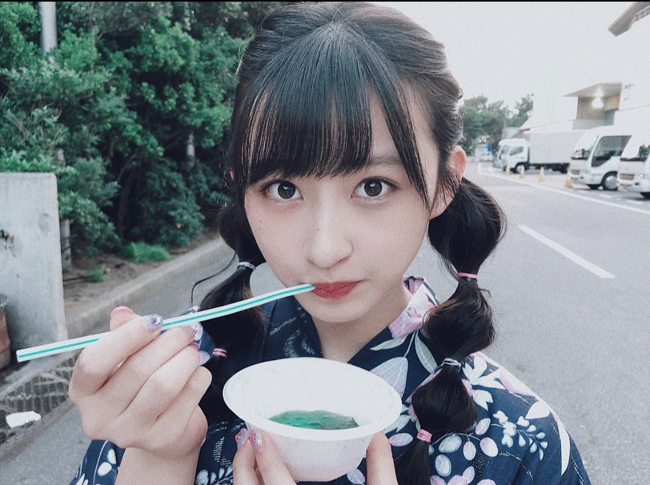 松本日向 カキ氷すき 玉ねぎヘアー 納豆ヘア カキ氷 Moe Zine