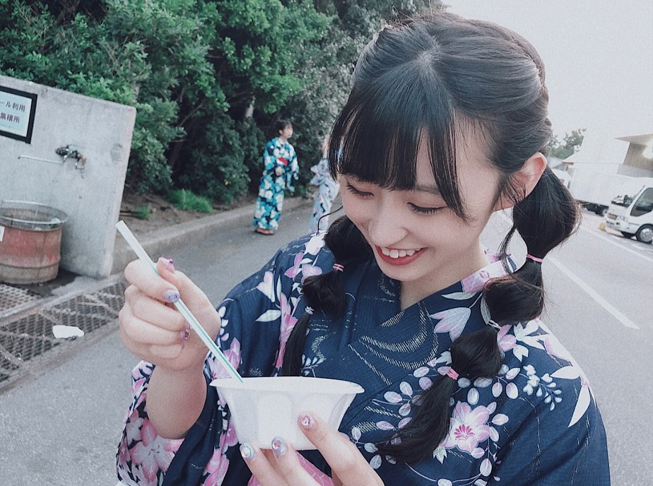 松本日向 カキ氷すき 玉ねぎヘアー 納豆ヘア カキ氷 Moe Zine