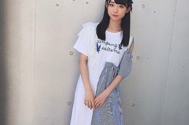 .
୨୧┈┈┈┈┈┈┈┈┈┈୨୧
.
握手会2日目の私服 ⸜︎⸝
.
夏らしく爽やかに
アシンメトリーなのもお気に入り︎
.
#AKB48 #個別握手会
#ワン...