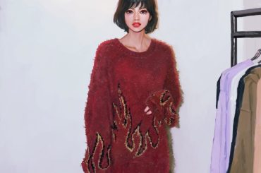 iroquois 2020 S/S 展示会
フレームパターン柄ニット #iroquois 
#iroquois_head_shop
#exhivition 
#...