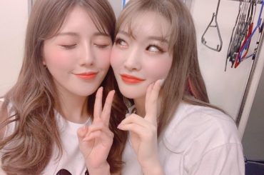 チョンハちゃんと４回目の共演でした…ついに覚えてくれた…仲良くなりました ﻿
﻿
﻿
#청하#별하랑#팬미팅#チョンハ#ファンミーティング...