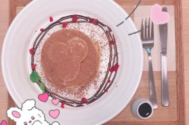 今日はおりんちゃんとカフェに行ったよ～✩.*˚ 可愛いくまちゃんのかき氷と迷って、結局パンケーキにしちゃった！笑

2枚目はインスタ映えるために頑張って写真を沢...