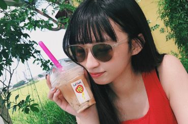 パッションフルーツ紅茶スムージ
#ノースリーブ女子...