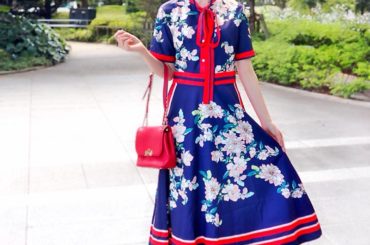 今週mon trésorで発売した、﻿
こちらのボウタイリボンブラウスワンピース﻿
﻿
先日、友人の結婚式に着て行きました﻿
上品な印象で気に入っています♫﻿
...