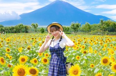 ﻿
﻿
﻿
﻿
﻿
念願のひまわり畑！﻿
前から行ってみたかったんだ〜﻿
﻿
向日葵と緑と青い空と富士山！！！﻿
﻿
夏って感じだなぁ〜﻿
﻿
また来年も行きた...
