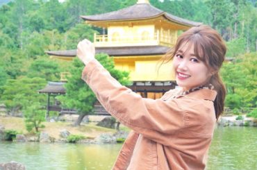 金閣寺を担いでみました #travel#旅行#kyoto#金閣寺 #uniqlo...