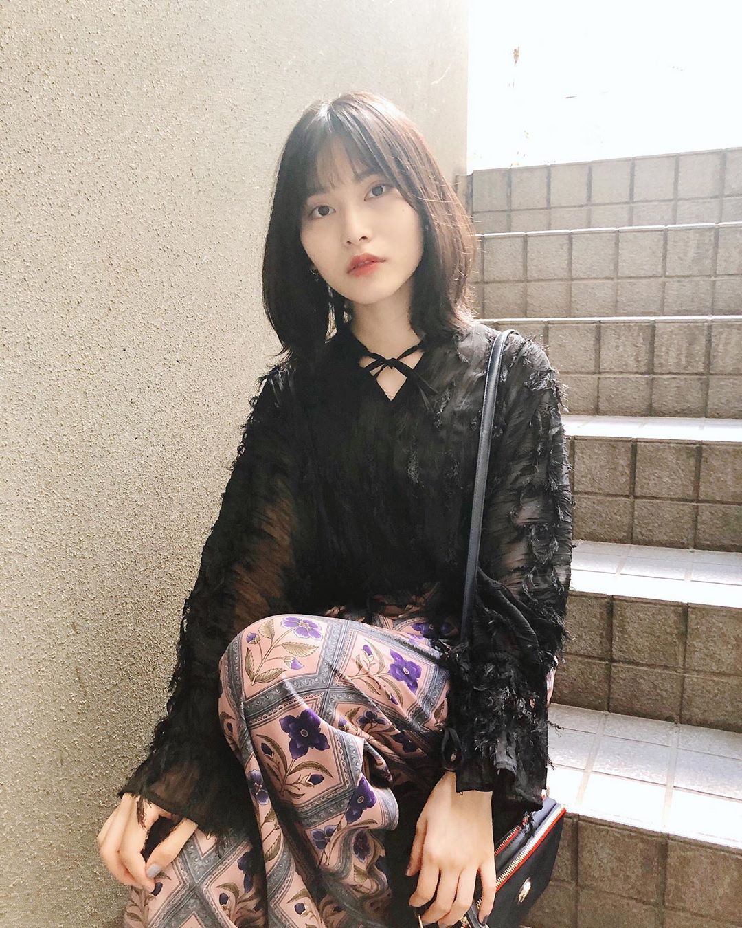 福岡聖菜 大人め ようやく髪を切りに 初めてレイヤーを入れてもらって いつものボブよりも大人っぽい感じに アレンジするのがすごく楽しみ 新しい私はどうかな Moe Zine