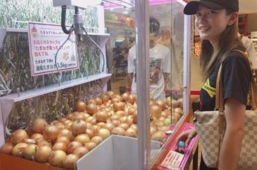 #ufoキャッチャー #たまねぎキャッチャー #淡路島 #おっ玉葱 #無理  #キャップ女子...