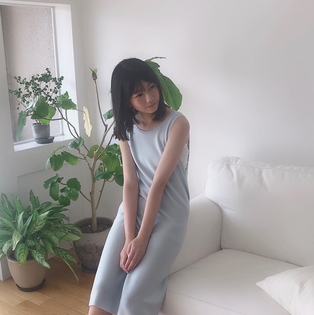 千葉恵里 Blt ワンピース 水色 Moe Zine