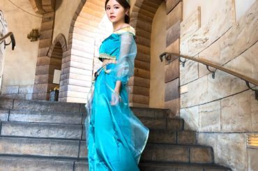 ジャスミンになりました﻿
﻿
﻿
映画 #アラジン を観て﻿
〝今年のDハロは絶対にジャスミンする！〟﻿
って決めてたんです﻿
﻿
﻿
ジャスミンらしさ出てます...