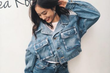 私服企画に向け @searoomlynn_official にあずさちゃんに逢いに綺麗すぎるデニムに出会ってしまい色違いでゲット笑  デニムなまりあはどうですか...