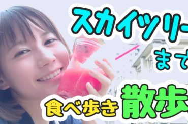 【ゆる動画】スカイツリーまで夏の和菓子を食べ歩き散歩！
