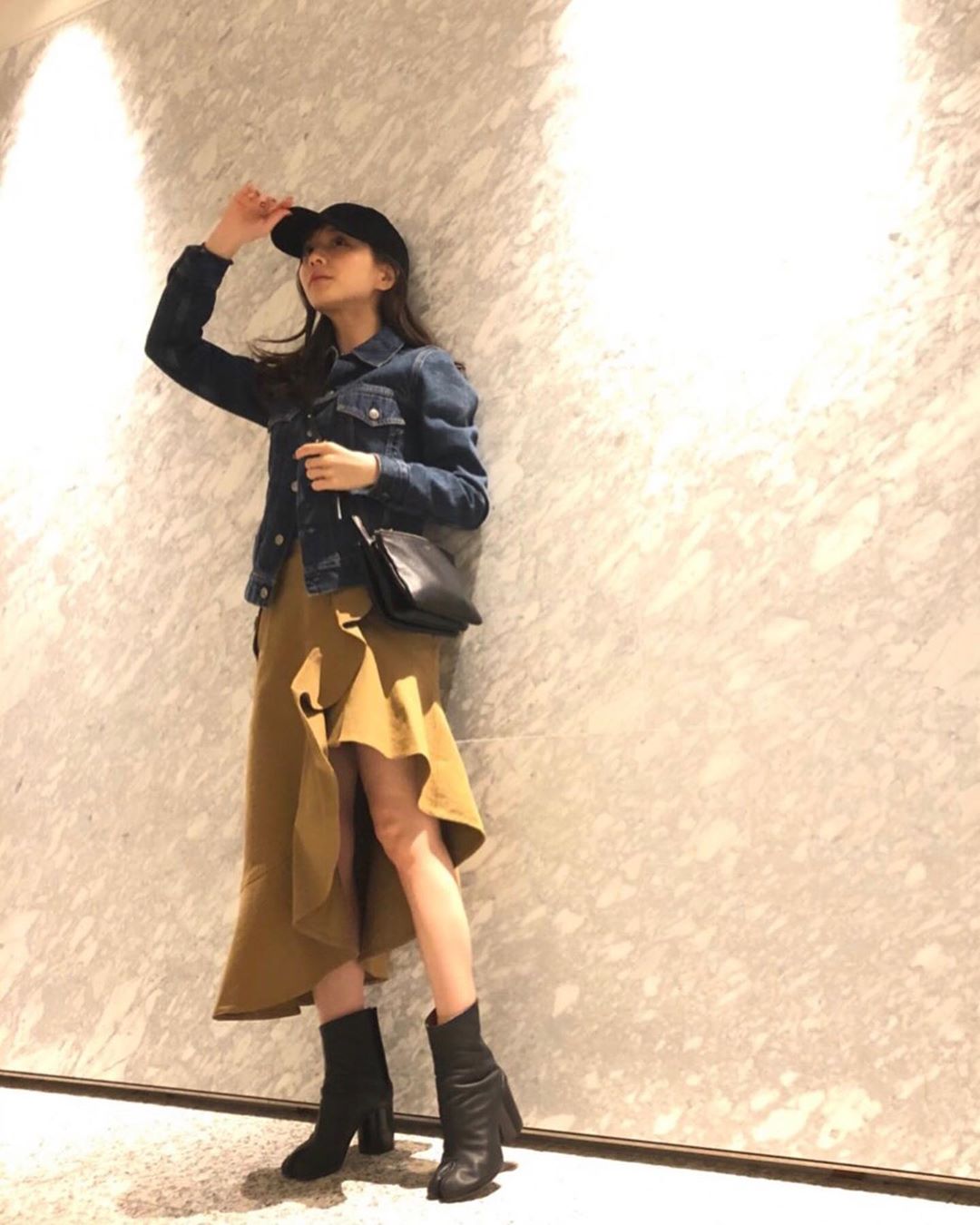 田中みな実 最近の私服 １枚目 Rompers Sea New York Cardigan Fray I D Bag Gucci Shoes Stella Mcc Moe Zine