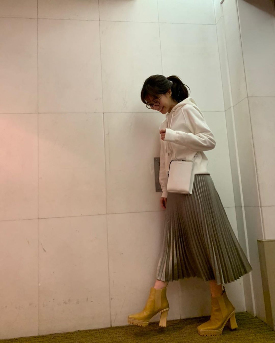 田中みな実 最近の私服 １枚目 Rompers Sea New York Cardigan Fray I D Bag Gucci Shoes Stella Mcc Moe Zine