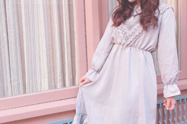 シルバーのカチューシャ数年前から持ってたんだけど初めて付けた
お洋服は #hotping のワンピース...