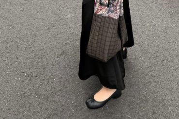 作ったバッグがお気に入りでるんるんです〜...