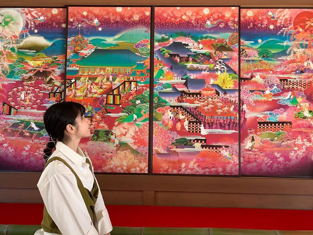 横山由依 随心院の襖絵も お猿さんもかわいい 深夜1 55 関西テレビ 京都いろどり日記 ぜひ ご覧ください 京都 いろどり日記 随心院 嵐山モンキーパー Moe Zine