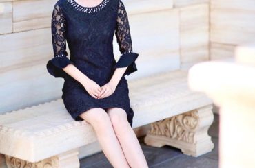 ウエストがキュッとスリムに見える﻿
ドレスワンピース﻿
﻿
シンプルなブラックカラーなのですが﻿
細部まで拘ったデザインが素敵♫﻿
結婚式など華やかなパーティー...