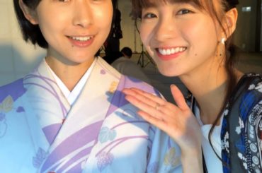 本日　#8喪女 第7話！

今回は箱入り喪女
着物がとっても似合う畦田さんと。

そして放送日の今日たまたま畦田さんにお会いするという奇跡
びっくりでした！

...