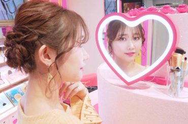 今日オープンのアットコスメトーキョー、2階の @toofacedlovesjapan 
店舗自体がとにかく可愛いです

ここに座ると、目にハートが入る
ズームし...