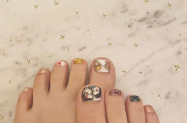 かわい〜！つやつや
.
.
.
.
.
 #鬼滅の刃 #鬼滅の刃ネイル #フットネイル #nail #炭治郎 #禰豆子 #伊之助 #善逸 #AKB48 
......