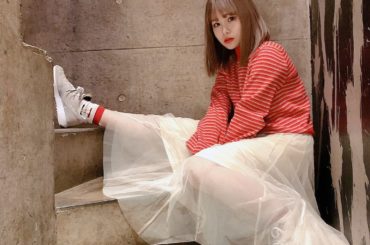 ラメラメトップスかわいいの
ラメラメみえないけど

#みおよーふく
#チュールスカート
#nike
#jouetie 
#ootd
#fashion 
#ボーダ...