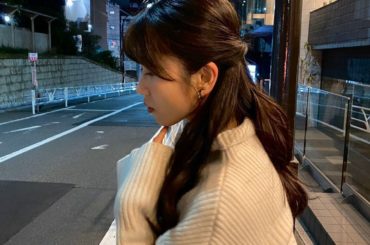 ハーフアップ...