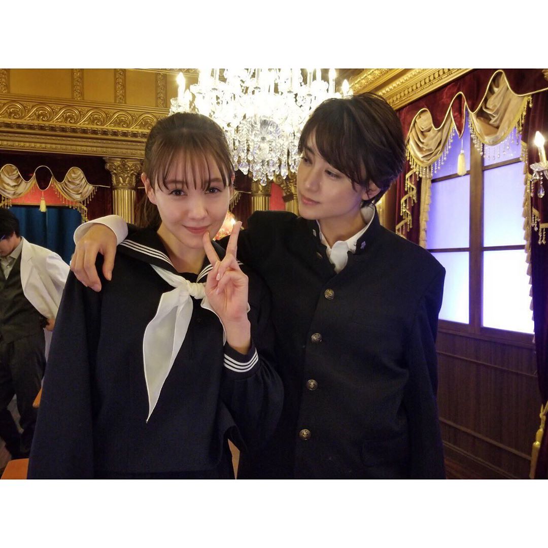 山本美月 この後よる11時59分からはランチ合コン探偵第６話です 今夜の妄想劇場は学習塾 予告公開から反響をいただいていた学ラン姿のオフショットをお届けします Moe Zine
