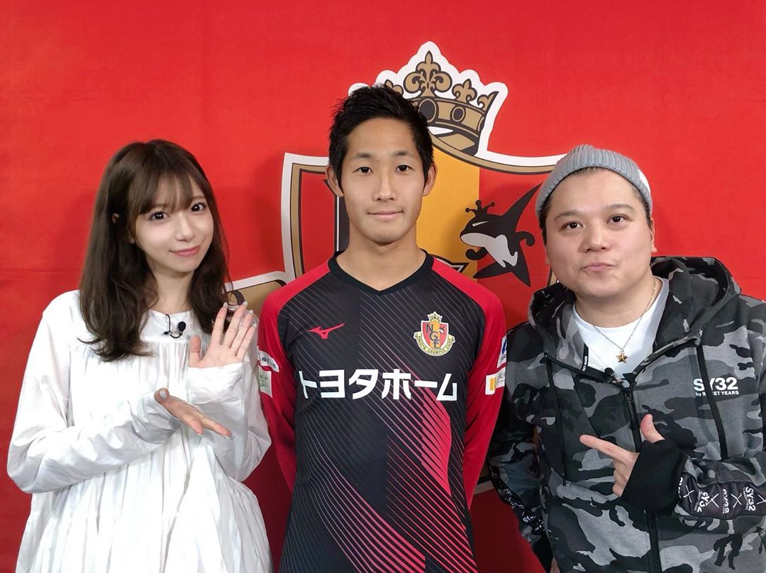 星島沙也加 名古屋グランパス 専門情報番組 グラスタ 3 1から放送の サポーターズインタビューは 青木亮太 選手です みてね Grampus Nagoyagr Moe Zine