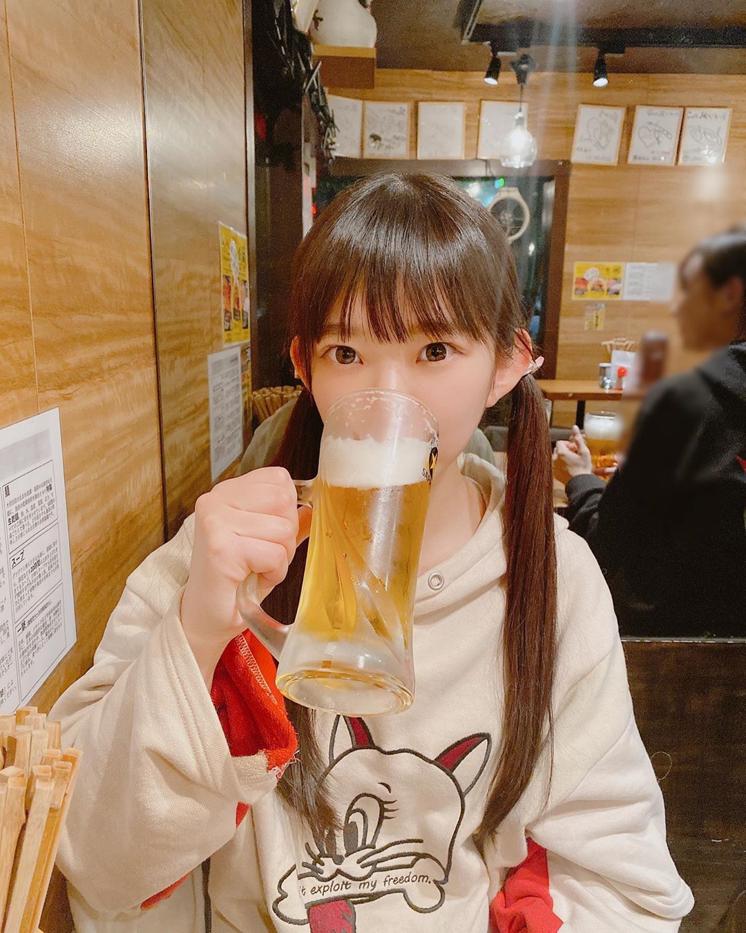 長澤茉里奈 るーびー ビール 仕事終わりの一杯 Moe Zine