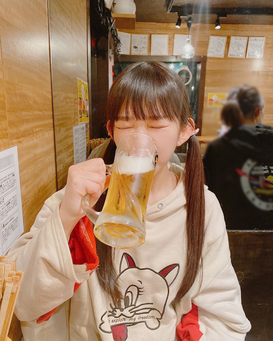 長澤茉里奈 るーびー ビール 仕事終わりの一杯 Moe Zine