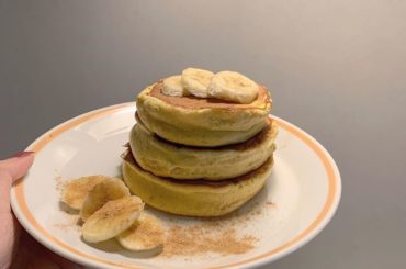 3日連続手作りスフレパンケーキ
初日のたい焼きみたいな失敗作も見てほしい...