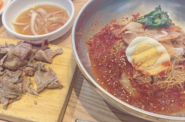 ・
・
・
#コサム冷麺専門店  / #新大久保 
・
・
お肉も冷麺も
美味しすぎて 感動でした … ！
辛いのと普通のあるけど
辛いのが得意な人は辛いのおす...