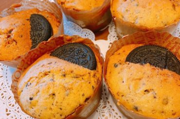 .﻿
オレオマフィン作ったよ 〜﻿
﻿
お菓子作りなんて滅多にしないので﻿
大変だったけど美味しかった 〜！﻿
﻿
最期に食べたいお菓子の1つであるくらい﻿
大...