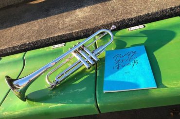 #アルプススタンドの端の方...