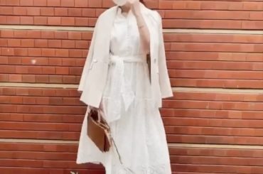 𝑆  𝑈 𝑁 𝐷 𝐴 𝑌  ドレスもジャケットもHerlipto
マスクが暑くなってきたー
@herlipto...