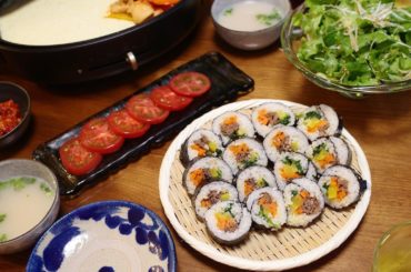 ただただ自分が食べたいキンパを初めて作ってみた
・
品数も多くないし難しくないはずなのにすごーーーく時間がかかったよ。
材料を仕込んでおくが大事なのね。反省
・...