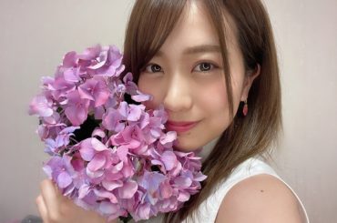 セルフ生写真オフショット♡
#紫陽花　
#shooting #オフショット
#生写真...