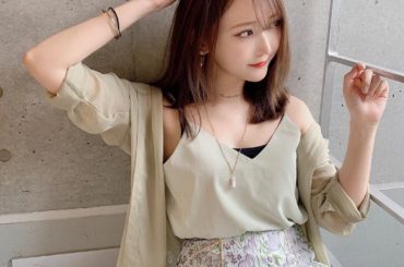 春色 #ゆいしふく ﻿
ピスタチオカラーのすけすけシアーシャツ﻿
いまの季節にぴったりで大活躍﻿
﻿
shirt. camisole： @fifth_store...