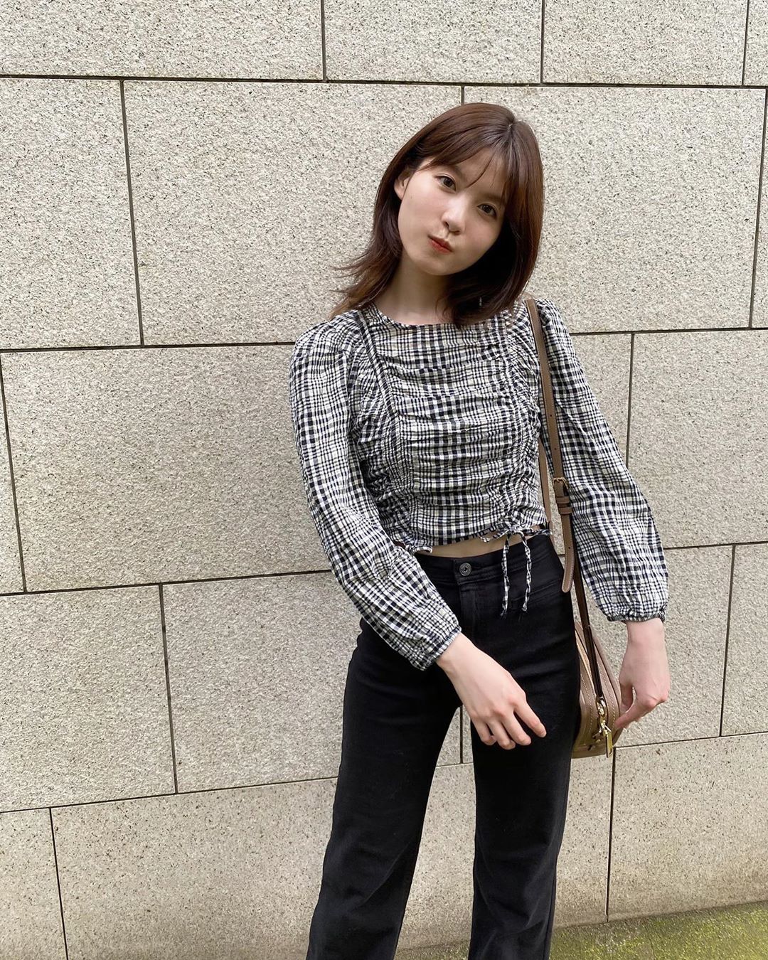谷口めぐ 今年は丈が短めのトップスを沢山着ていきたいな Bershka ショート丈 ショート丈トップス めぐコーデ 谷口めぐ Moe Zine