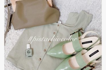 ・
・
#ピスタチオカラー 
気付いたらたくさん買ってる可愛い...
