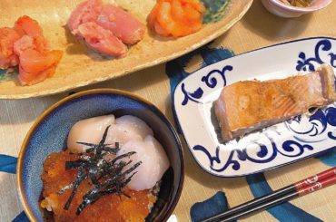 _
今日のご飯♡
パパママが海鮮食べたがってたので
@takemarushibuyasuisan さんの海鮮セットをお取り寄せしたのが届きました...