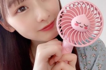 .﻿
暑いのでハンディファン大活躍…！﻿
ハンディファンもアピーチ﻿
﻿
﻿
Handy fans are active because of hot weat...