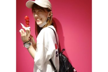 ﾟ・*.｡.
いちご飴食べた
みんな体調には気をつけてね。
.
@keatc_official 
#笑顔が一番 #
#韓国ファッション #リュック 
#夏コーデ...