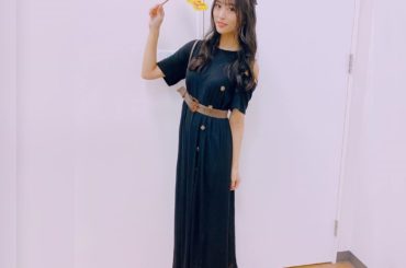 前に配信で着た
ワンピース
肌触りよい。
片方肩が出るのと
ベルトでウエストキュってなるから　可愛い(*´ω｀*)
服靴共にMURUA
#fashion #o...