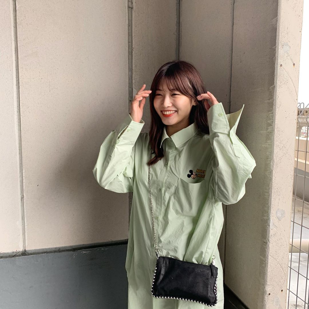 古田愛理 ピスタチオカラー可愛ヨ ミッキーとスタイルナンダコラボ Moe Zine